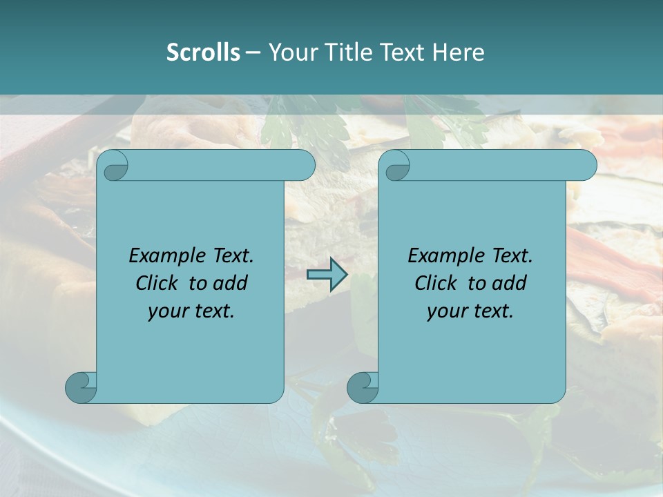 Slice Delicious Cheese PowerPoint Template