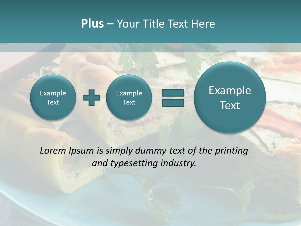 Slice Delicious Cheese PowerPoint Template