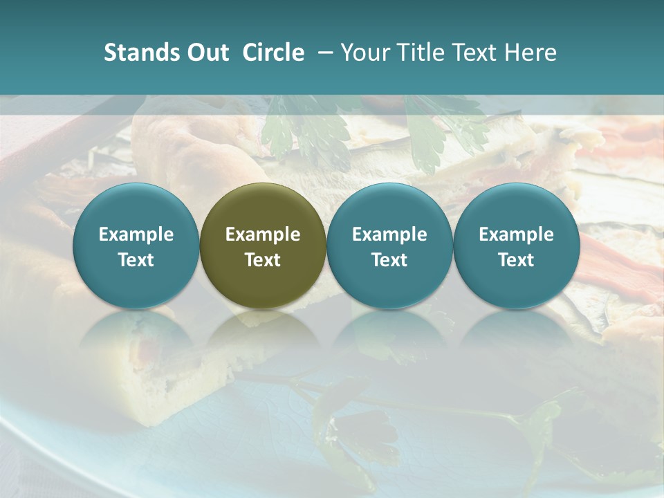 Slice Delicious Cheese PowerPoint Template
