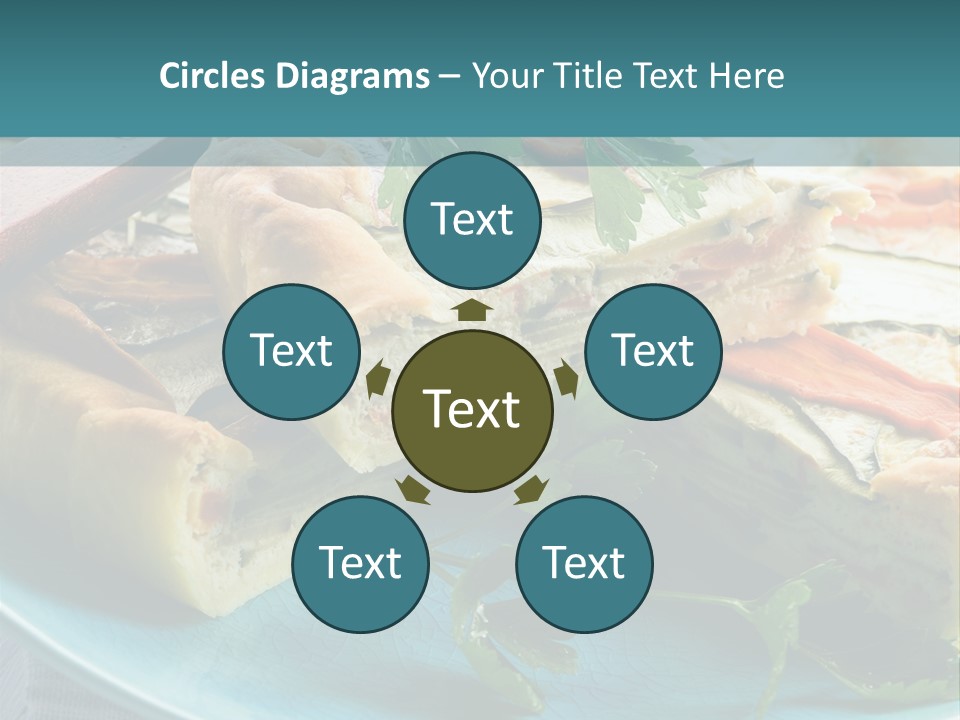 Slice Delicious Cheese PowerPoint Template