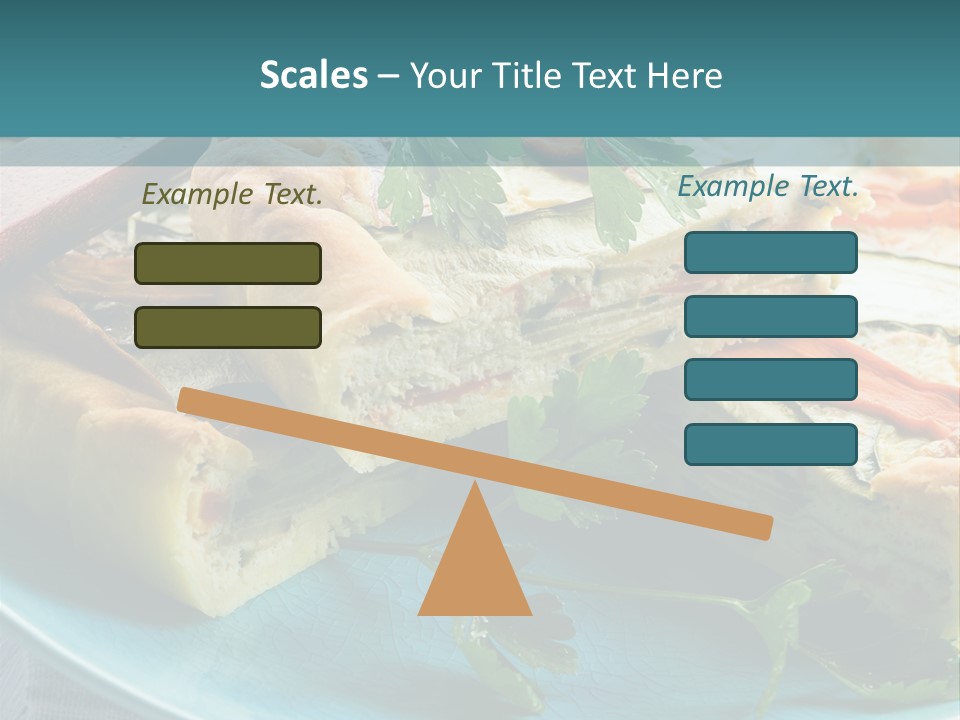 Slice Delicious Cheese PowerPoint Template