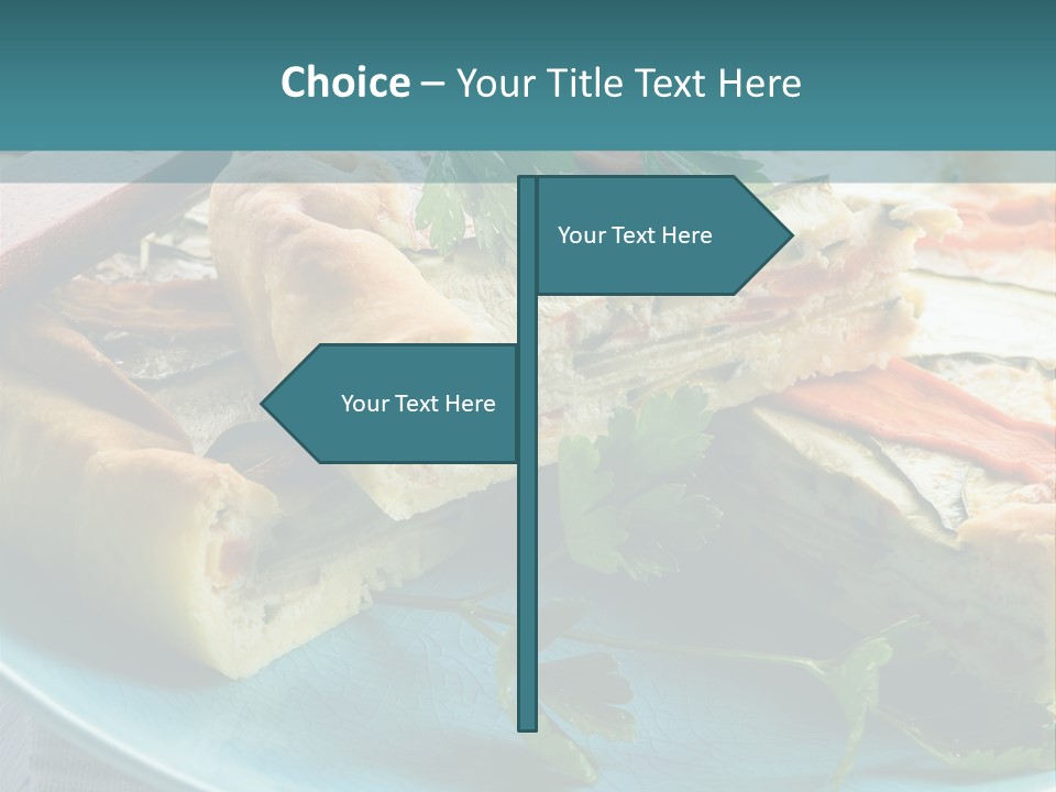 Slice Delicious Cheese PowerPoint Template
