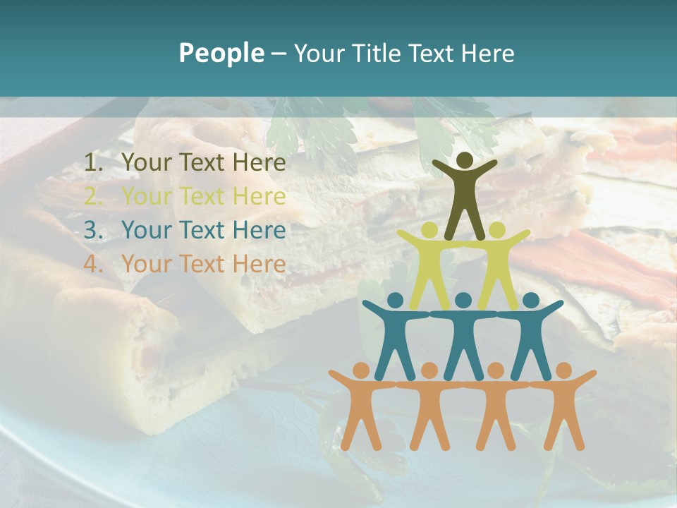 Slice Delicious Cheese PowerPoint Template