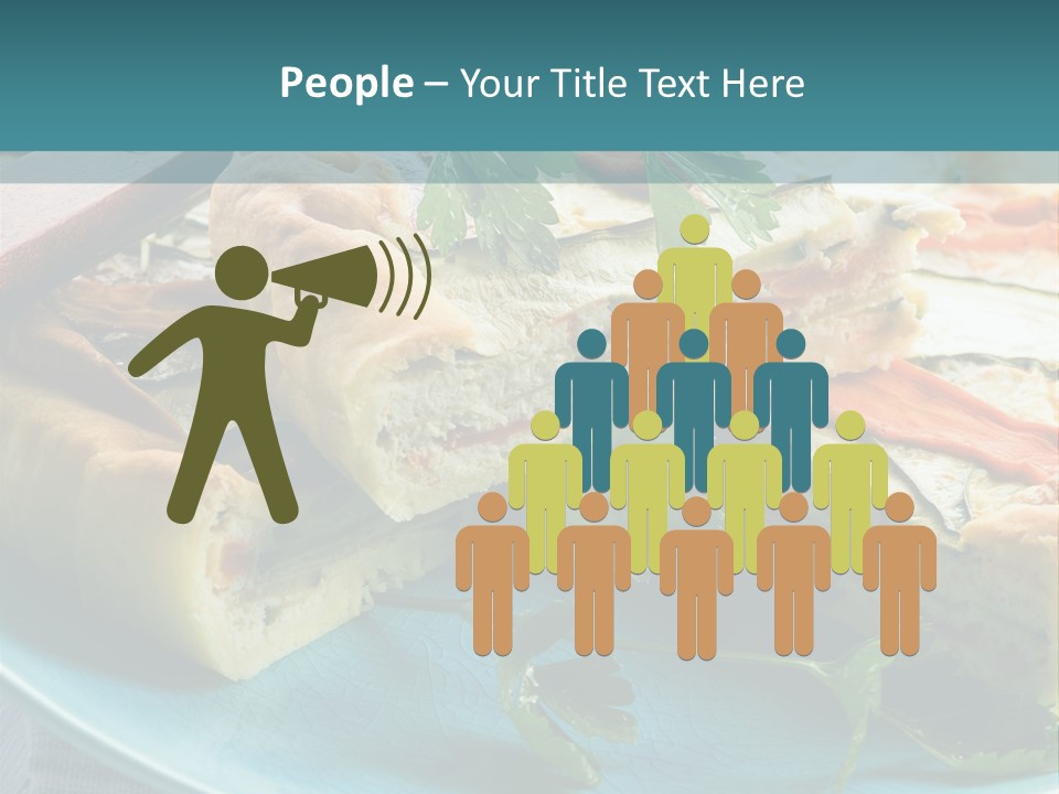 Slice Delicious Cheese PowerPoint Template