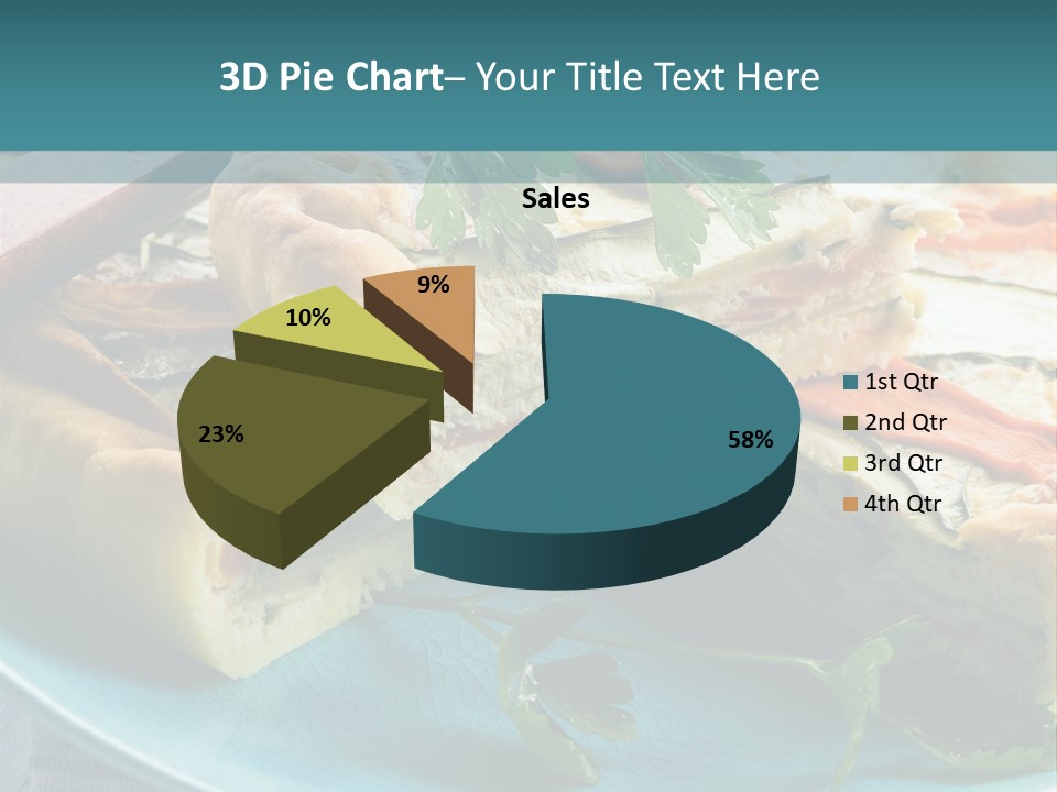 Slice Delicious Cheese PowerPoint Template