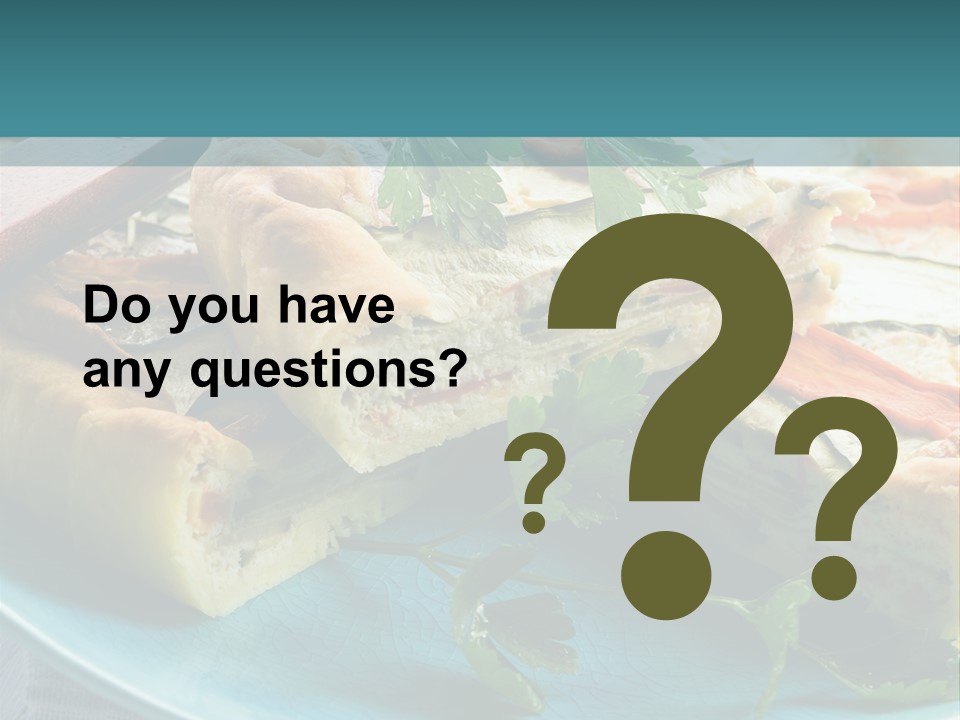 Slice Delicious Cheese PowerPoint Template