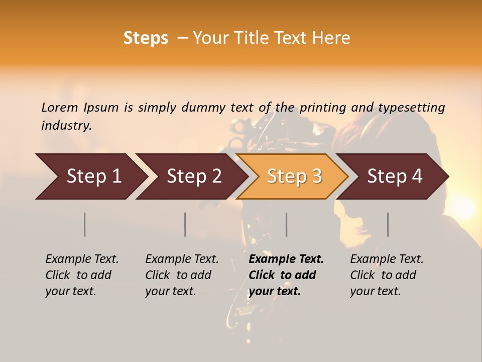 Instrument Male Concert PowerPoint Template