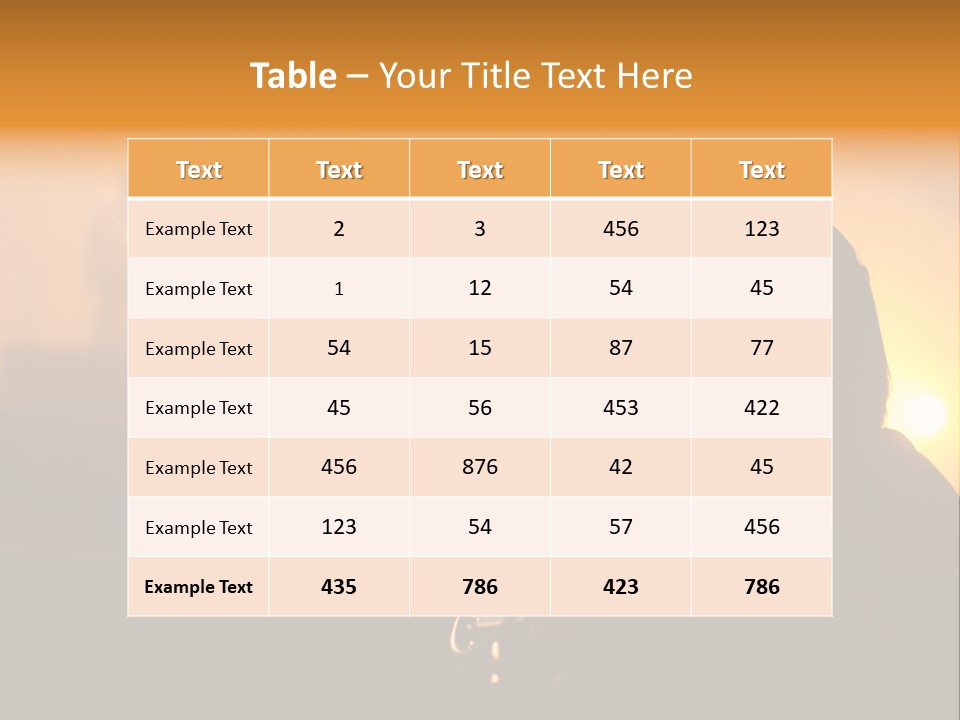 Instrument Male Concert PowerPoint Template