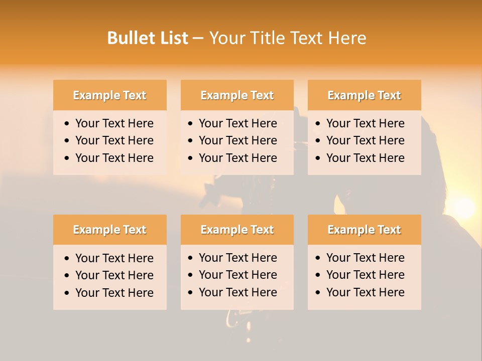 Instrument Male Concert PowerPoint Template