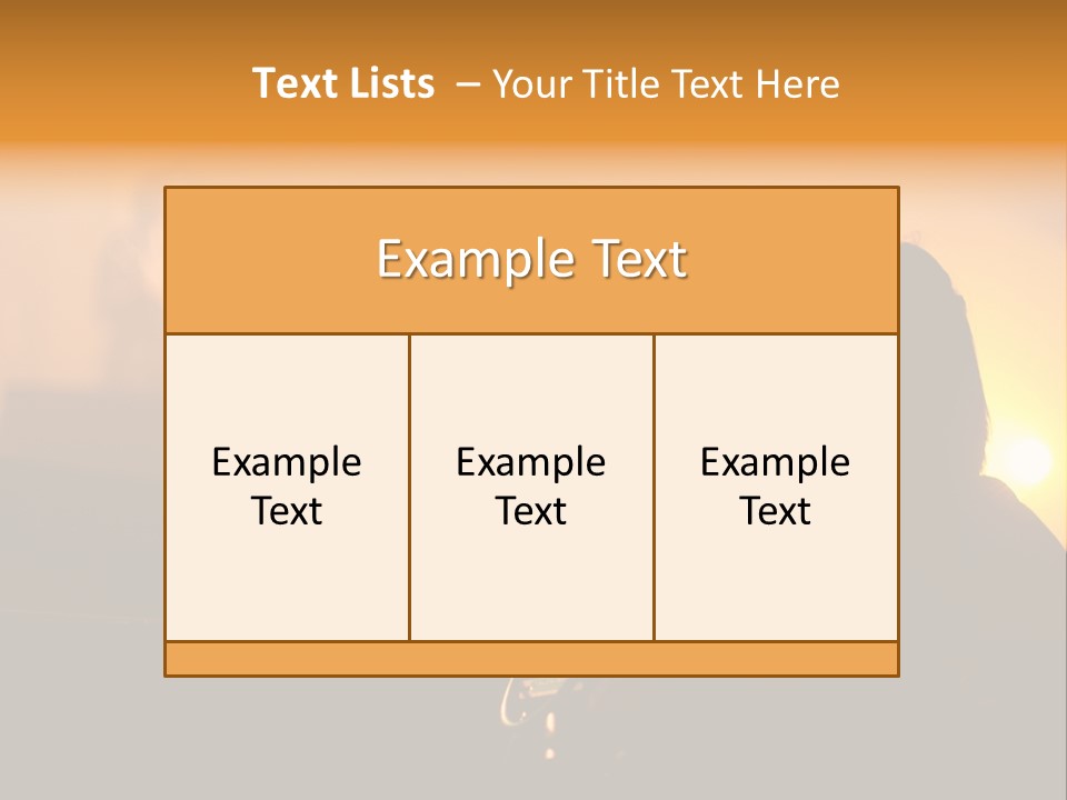Instrument Male Concert PowerPoint Template