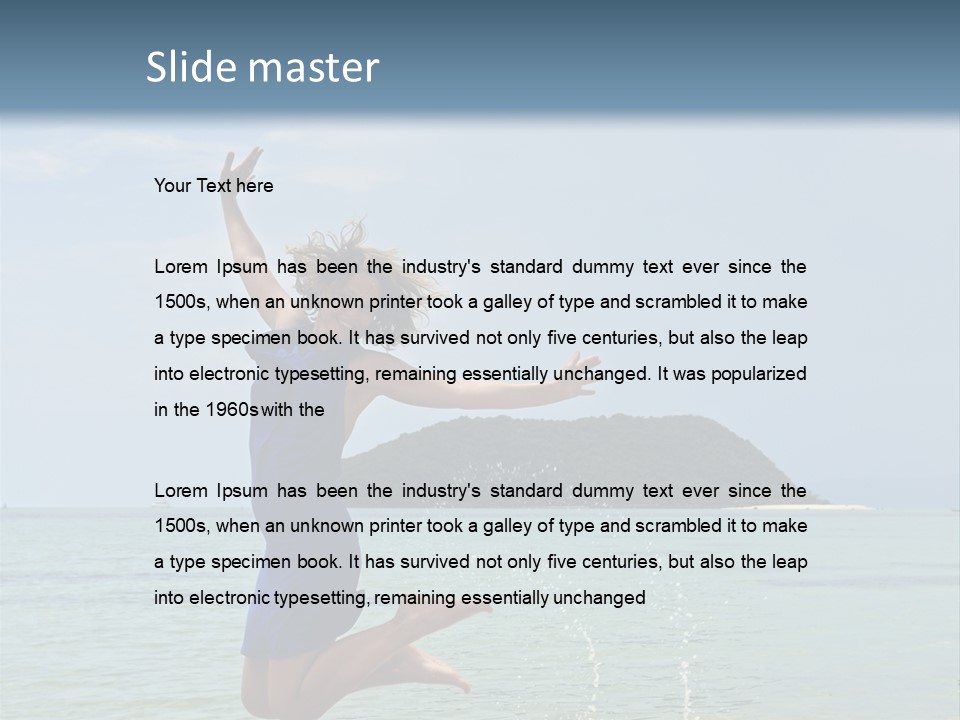 Lifestyle Girl Fun PowerPoint Template