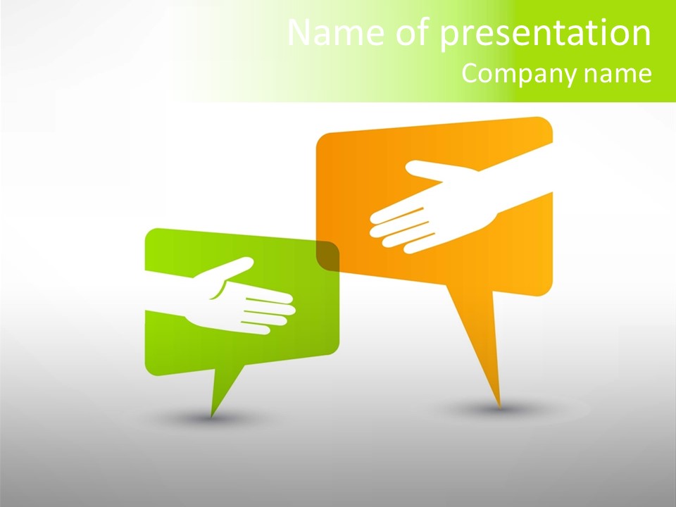 Teamwork Business People PowerPoint Template