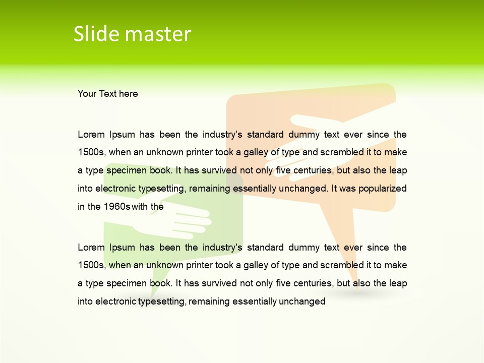 Teamwork Business People PowerPoint Template