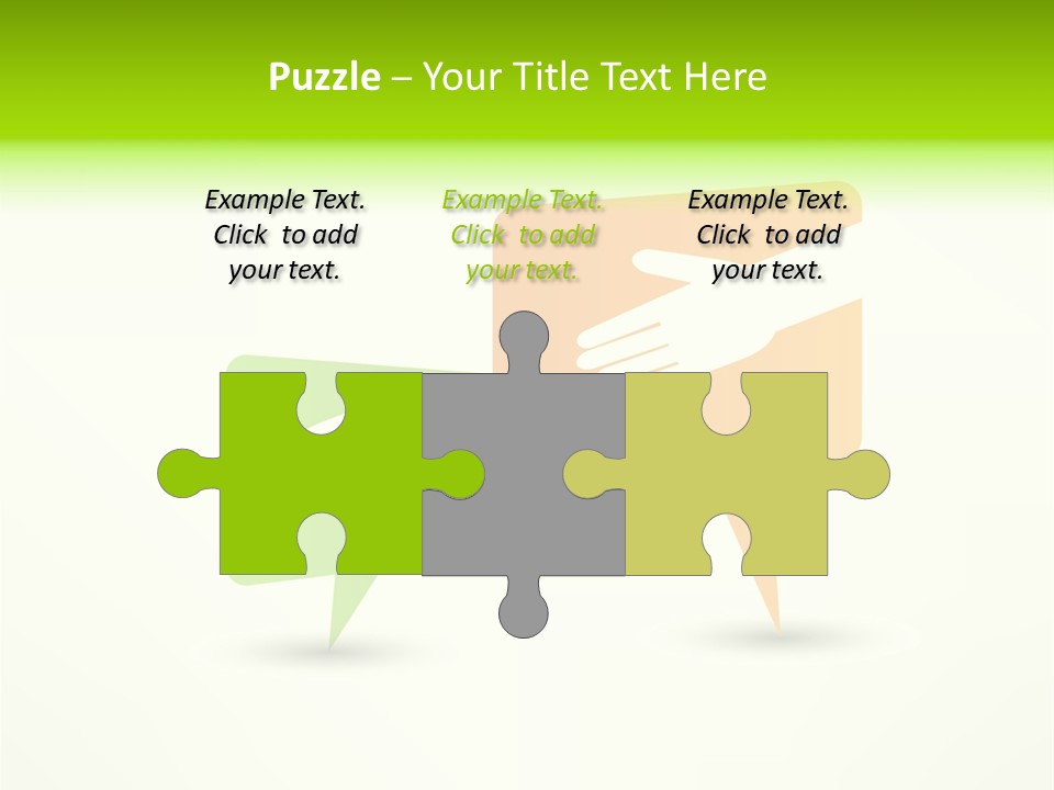 Teamwork Business People PowerPoint Template