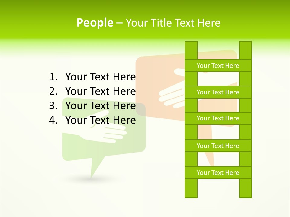 Teamwork Business People PowerPoint Template