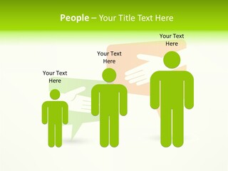 Teamwork Business People PowerPoint Template