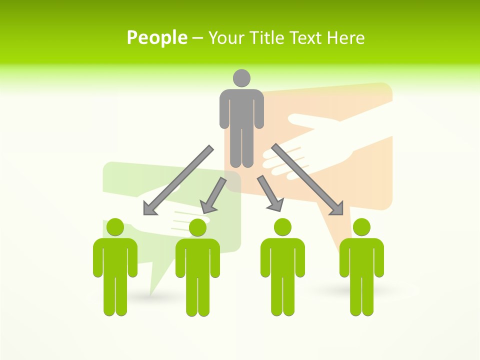 Teamwork Business People PowerPoint Template