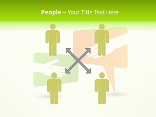 Teamwork Business People PowerPoint Template