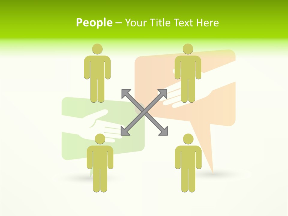 Teamwork Business People PowerPoint Template