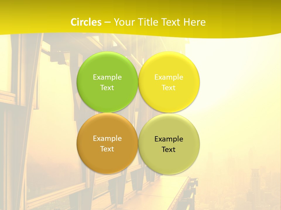 Futuristic Architecture View PowerPoint Template