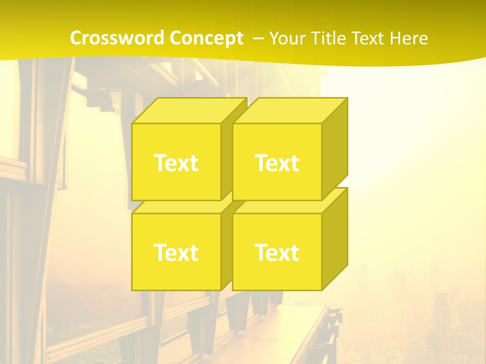 Futuristic Architecture View PowerPoint Template