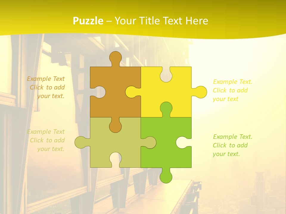 Futuristic Architecture View PowerPoint Template