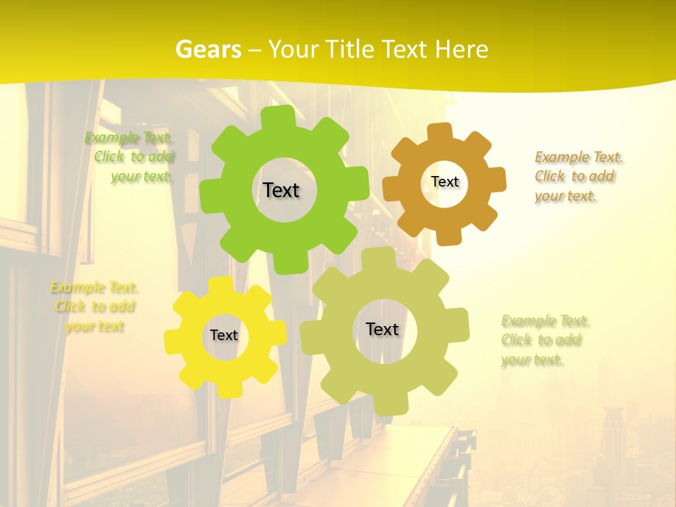 Futuristic Architecture View PowerPoint Template