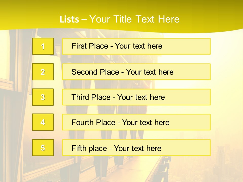 Futuristic Architecture View PowerPoint Template