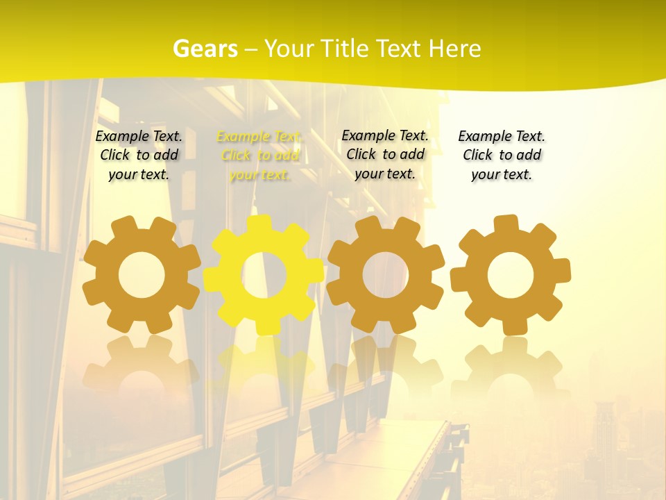 Futuristic Architecture View PowerPoint Template