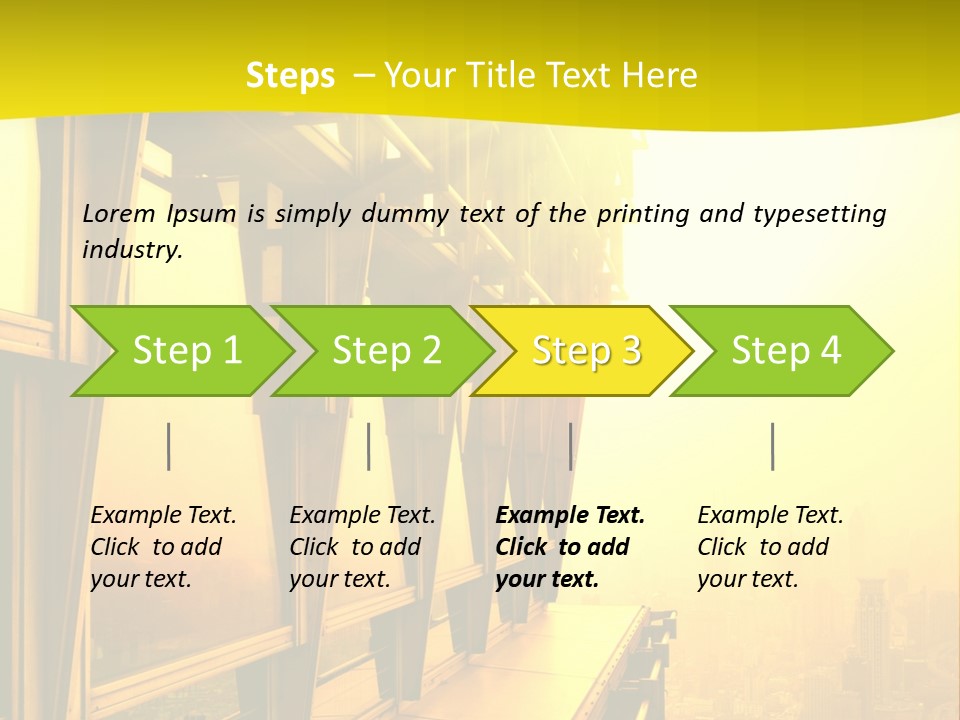 Futuristic Architecture View PowerPoint Template