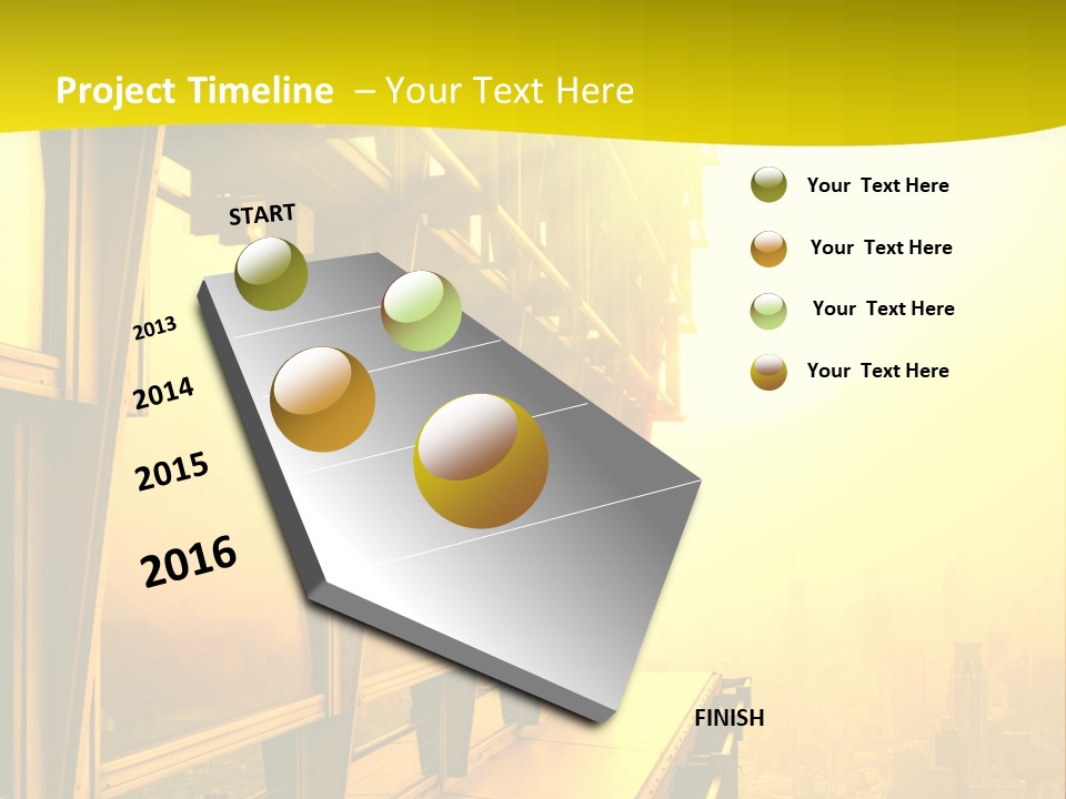 Futuristic Architecture View PowerPoint Template