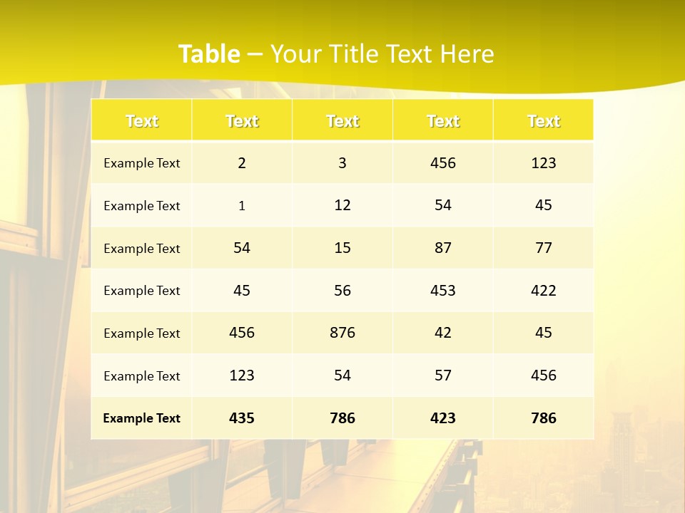 Futuristic Architecture View PowerPoint Template