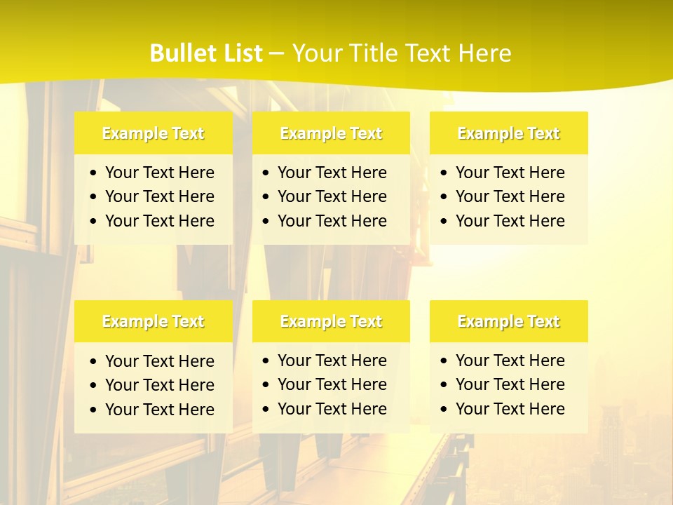 Futuristic Architecture View PowerPoint Template