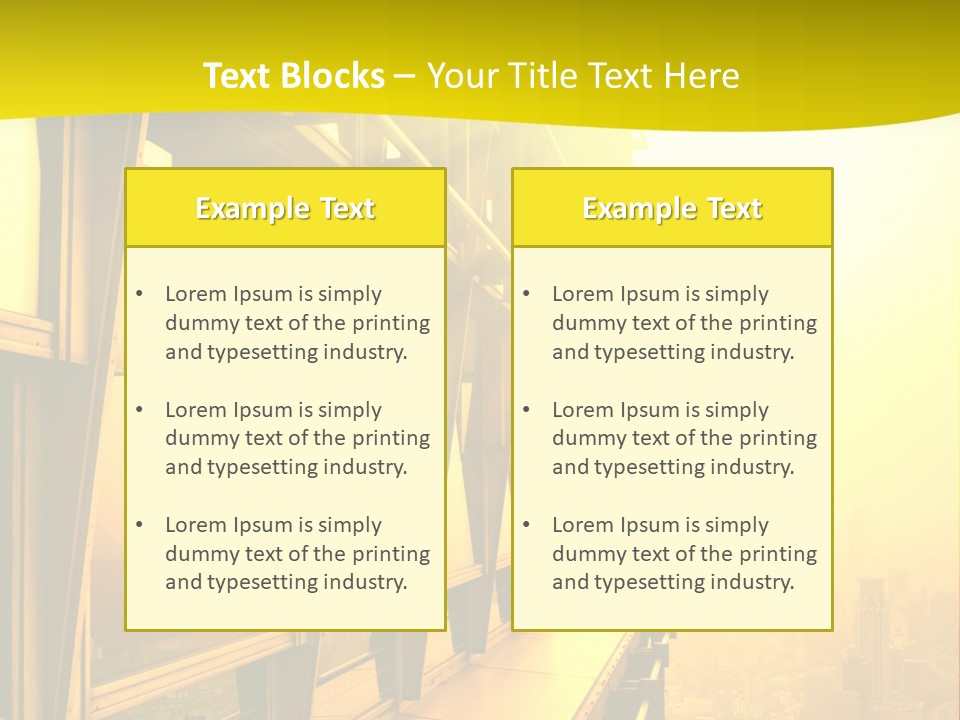 Futuristic Architecture View PowerPoint Template