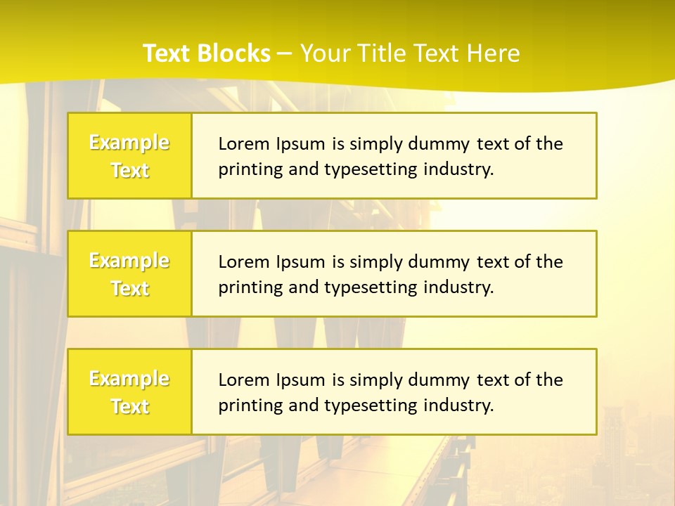 Futuristic Architecture View PowerPoint Template