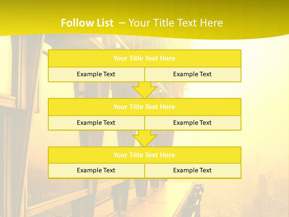 Futuristic Architecture View PowerPoint Template