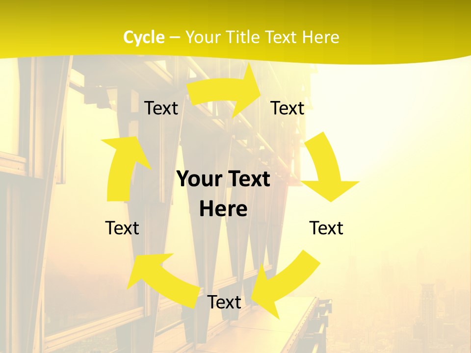 Futuristic Architecture View PowerPoint Template