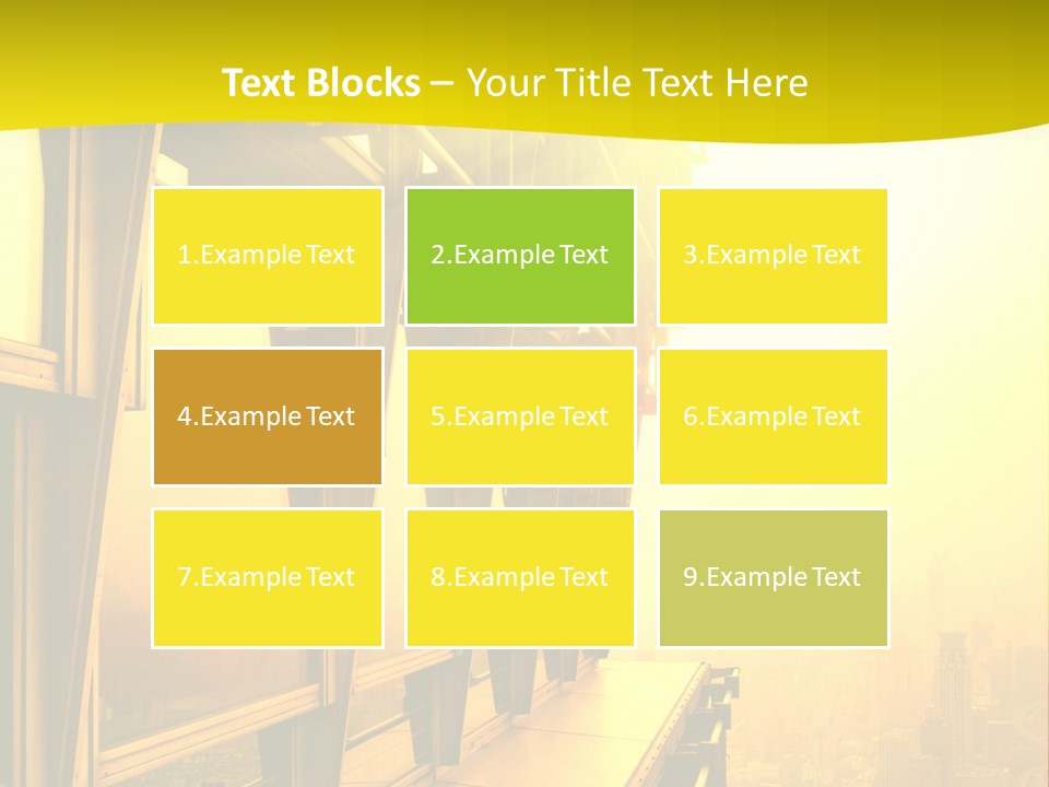 Futuristic Architecture View PowerPoint Template
