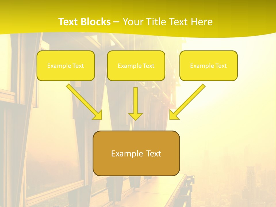 Futuristic Architecture View PowerPoint Template