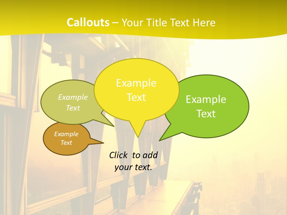 Futuristic Architecture View PowerPoint Template