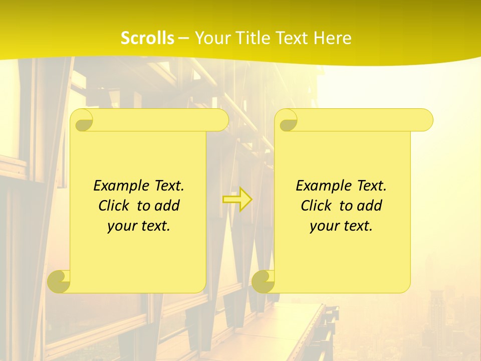 Futuristic Architecture View PowerPoint Template