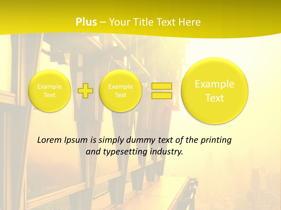 Futuristic Architecture View PowerPoint Template
