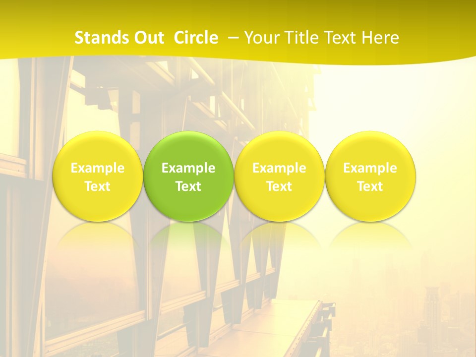 Futuristic Architecture View PowerPoint Template