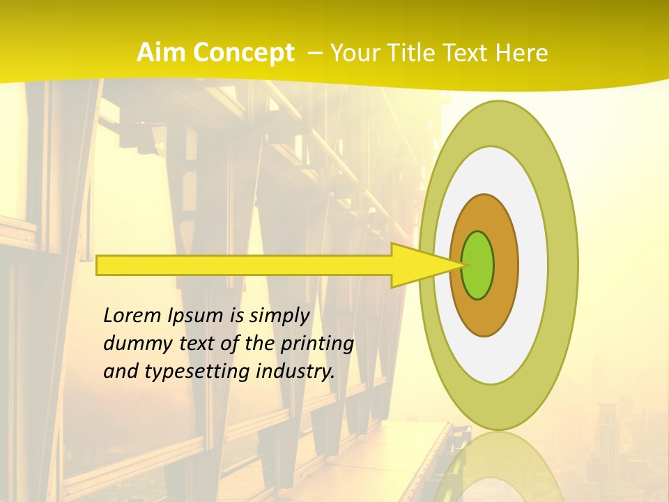 Futuristic Architecture View PowerPoint Template