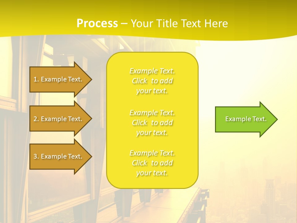 Futuristic Architecture View PowerPoint Template