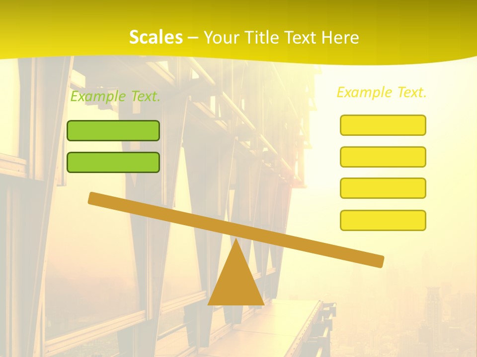 Futuristic Architecture View PowerPoint Template