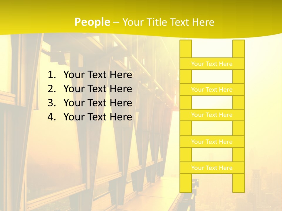 Futuristic Architecture View PowerPoint Template