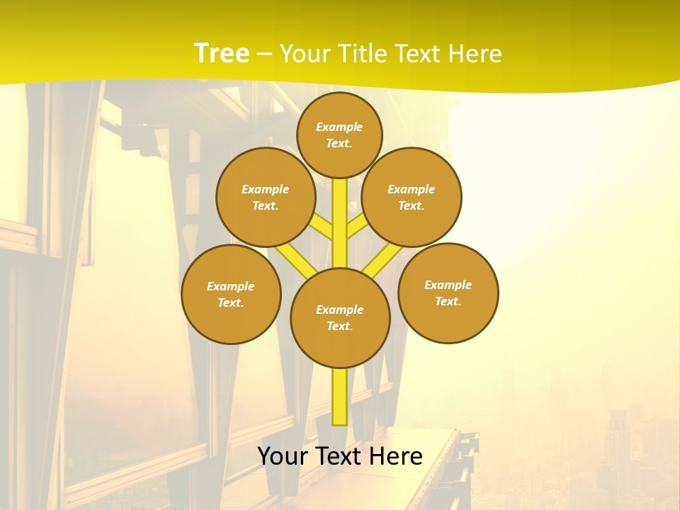 Futuristic Architecture View PowerPoint Template