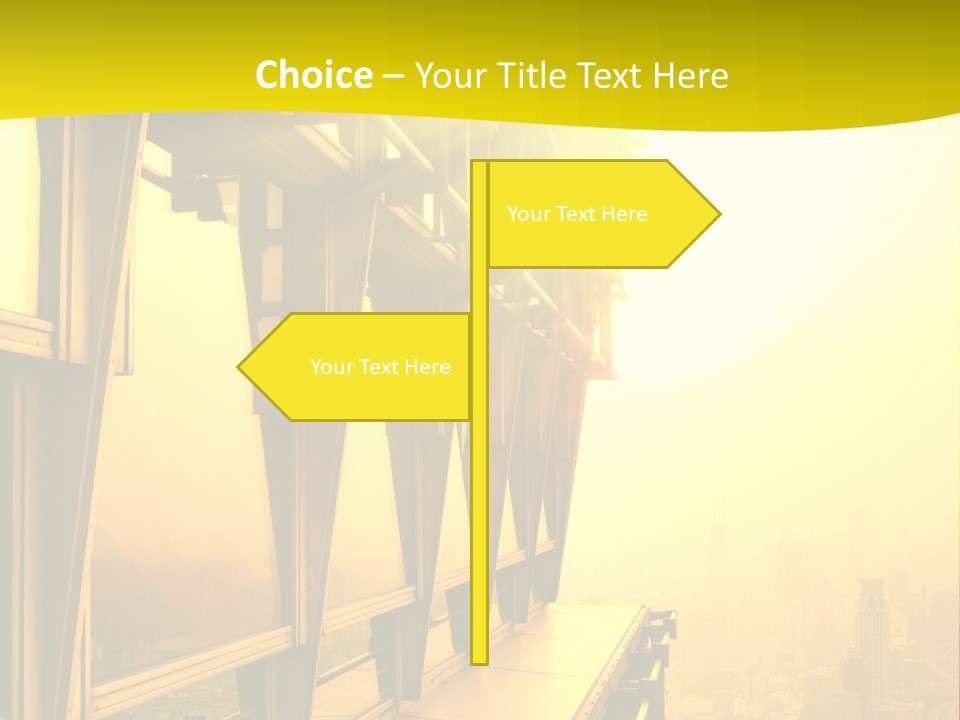 Futuristic Architecture View PowerPoint Template