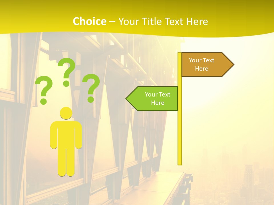 Futuristic Architecture View PowerPoint Template